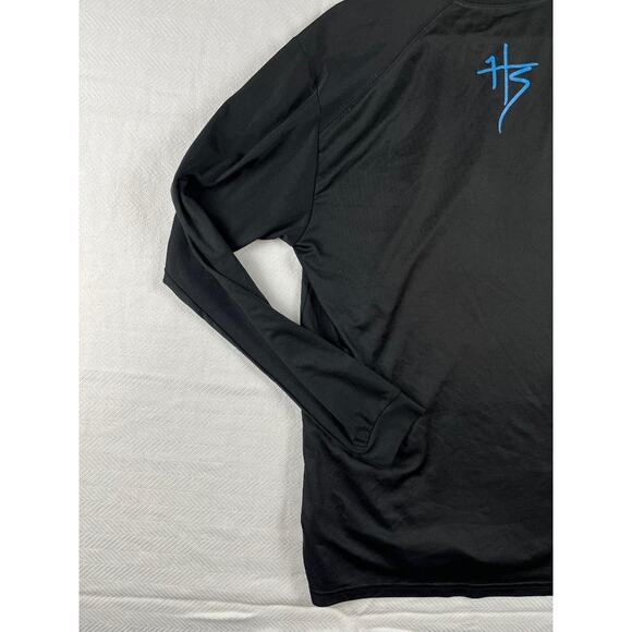Men's Hunter Skipper Black Long Sleeve Performance Shirt Paragon Size Large - Picture 4 of 9